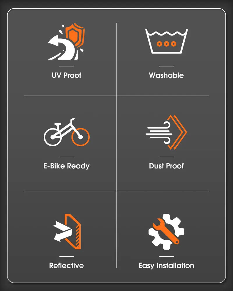 WEST BIKING E-Bike Battery Cover | Insulated & Waterproof