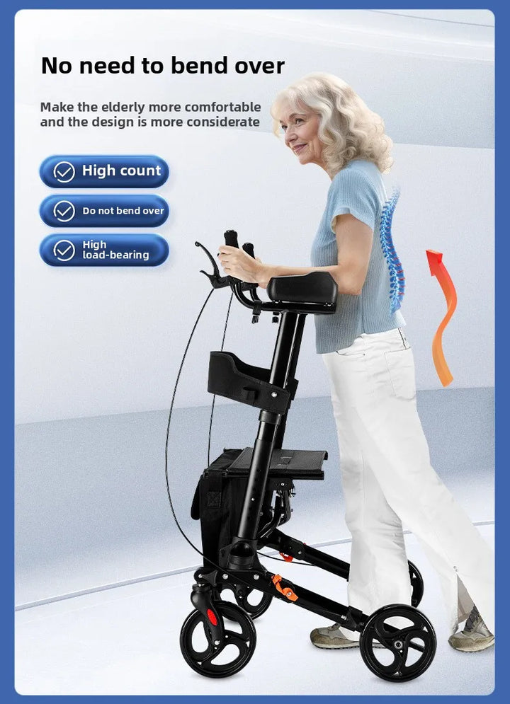 Adjustable Folding Walker with Arm Support