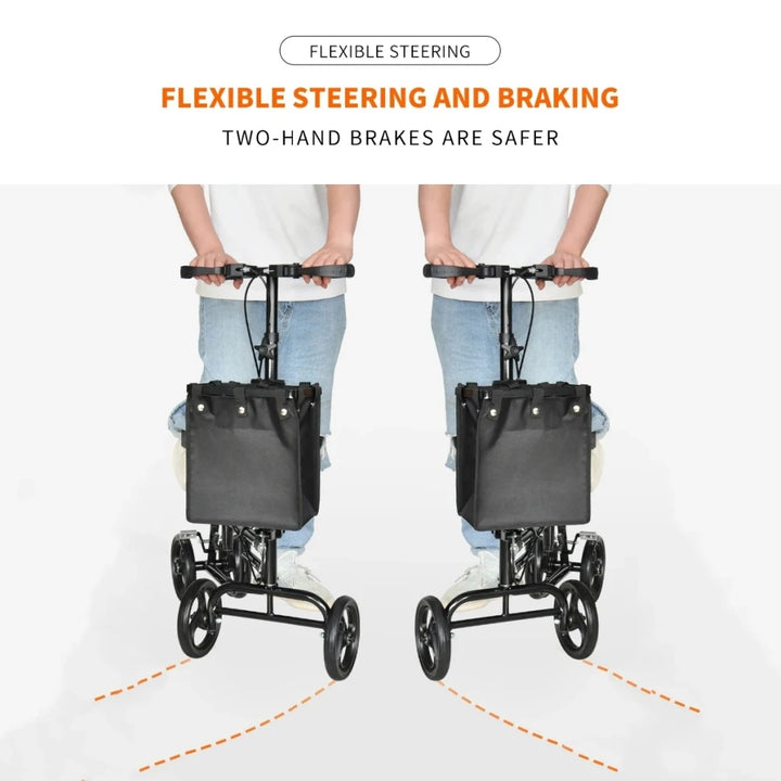 Foldable Knee Walker for Elderly & Disabled