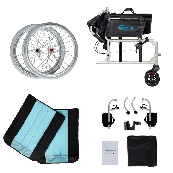 5.8KG Ultra-Light Foldable Wheelchair