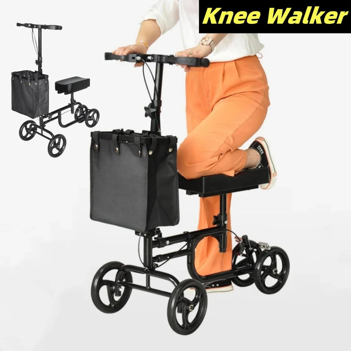 Foldable Knee Walker for Elderly & Disabled