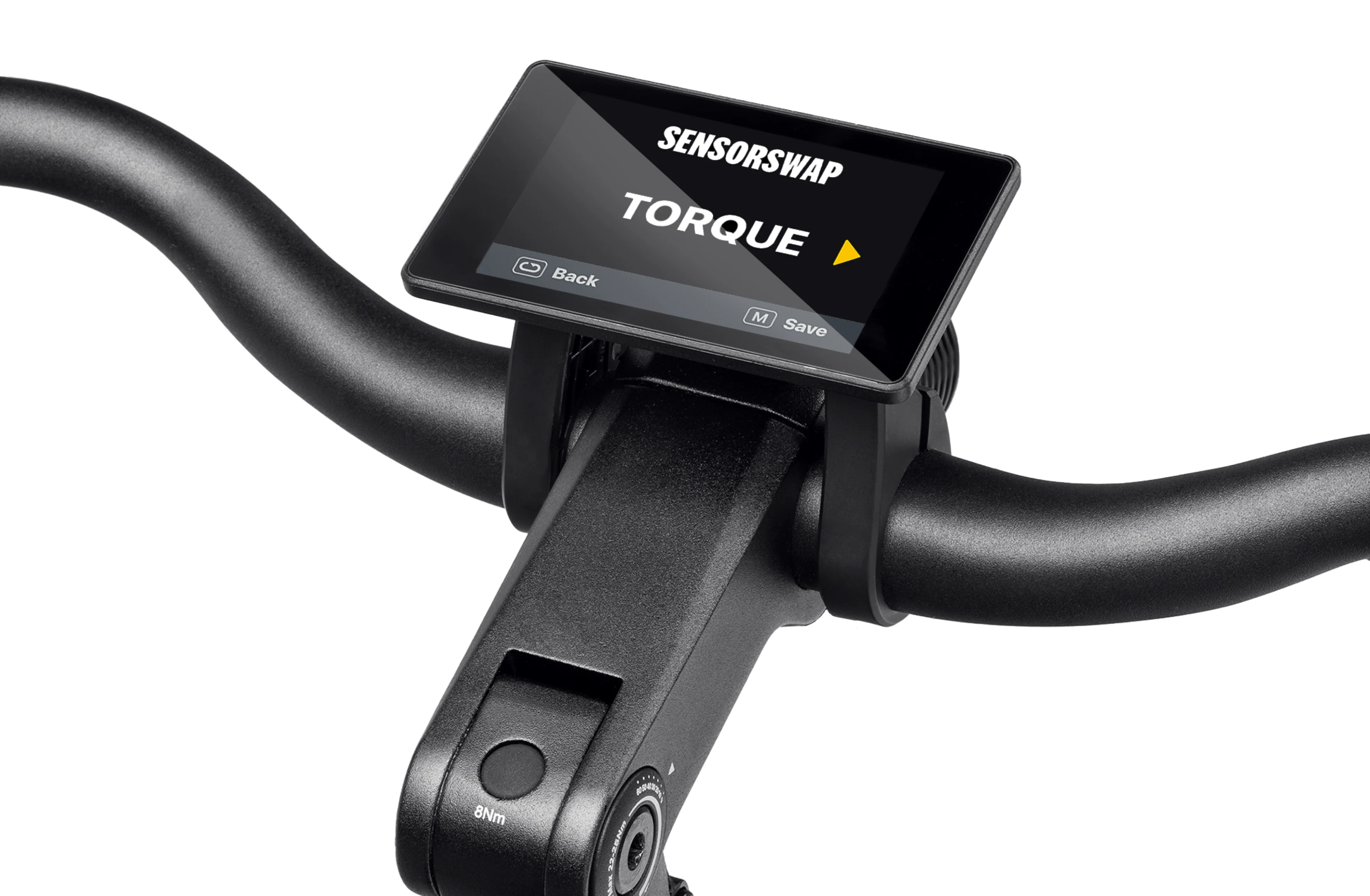 Bicycle handlebar with digital display 